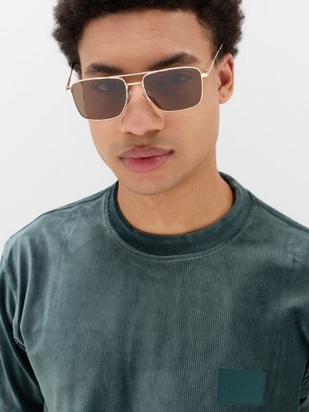 Okulary przeciwsłoneczne Polaroid złote
