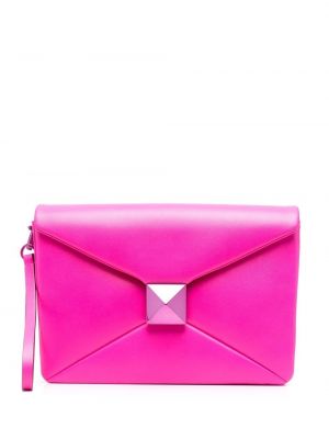 Кожени чанта тип „портмоне“ Valentino Garavani розово