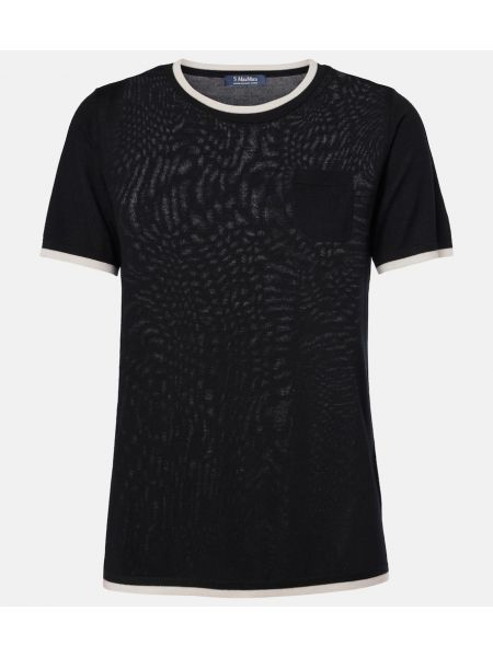 Ull t-shirt 's Max Mara svart