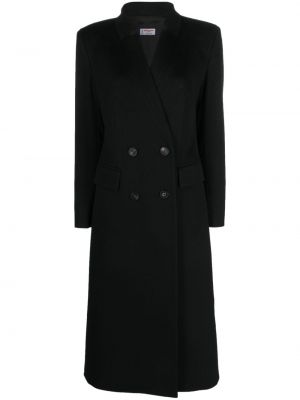Gyapjú kabát Alberto Biani fekete
