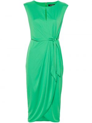 Midi šaty Lauren Ralph Lauren zelená