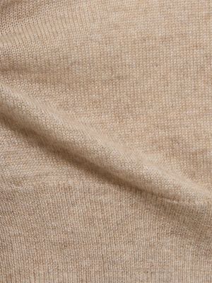 Кашмирена копринена поло тениска Auralee черно