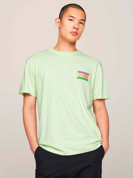 Camiseta manga corta Tommy Jeans verde