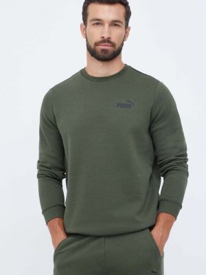 Bluza z nadrukiem Puma zielona