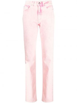 Slim fit skinny fit-jeans Coperni rosa