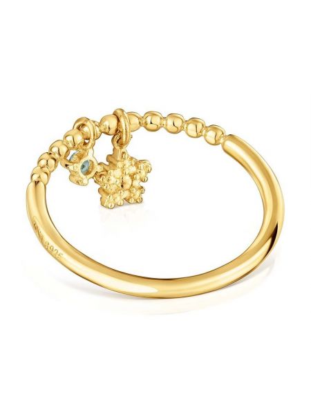 Aranyozott ezüst gyűrű Tous ezüstszínű