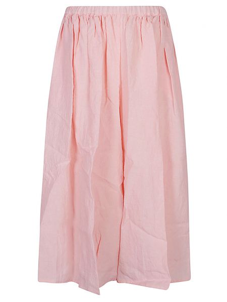 Pantaloni di lino Apuntob rosa
