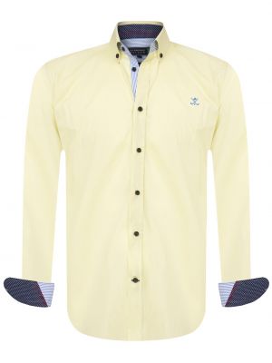 Рубашка на пуговицах стандартного кроя Sir Raymond Tailor Lisburn желтый
