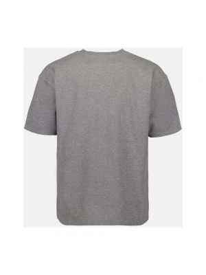 Camicia di cotone Saint Laurent grigio