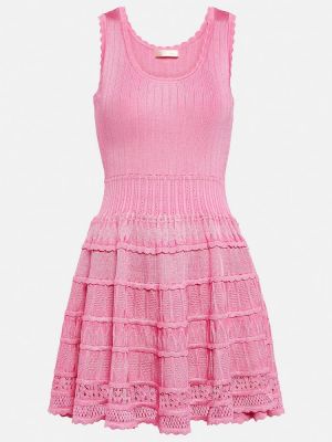 Sukienka mini Loveshackfancy różowa