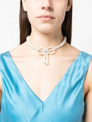 Náhrdelník s mašlí s perlami Atu Body Couture