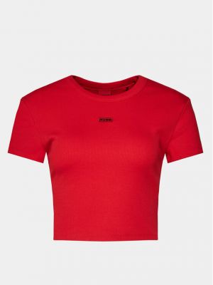 Marškinėliai slim fit Hugo raudona