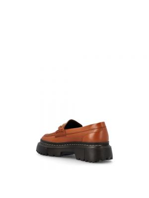 Loafers de cuero Hogan marrón