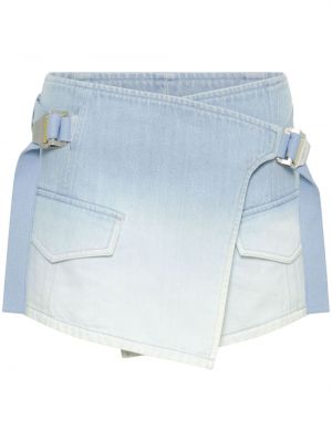 Spódnica jeansowa gradientowa Dion Lee niebieska