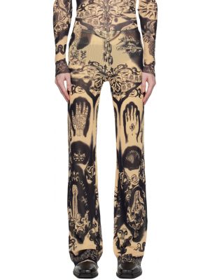 Бежевые брюки Jean Paul Gaultier