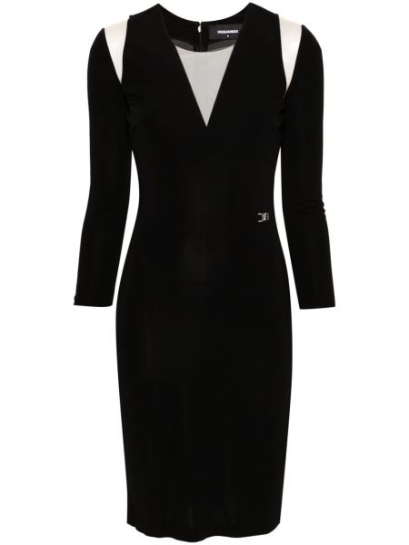 Mesh gerades kleid Dsquared2