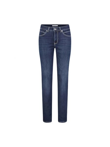 Klassische skinny jeans Mac blau