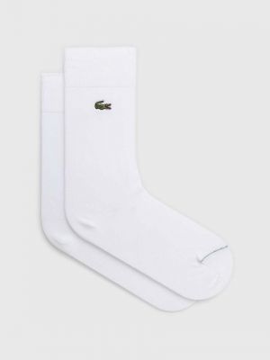 Чорапи Lacoste бяло