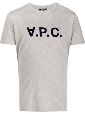 T-shirt mit print A.p.c.