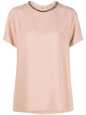 Блуза с кристали N°21 розово