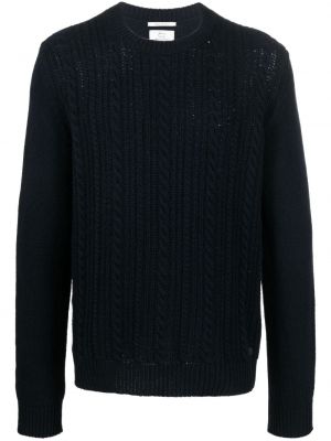 Вълнен пуловер Woolrich синьо