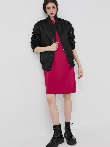 Пряме плаття міні Karl Lagerfeld, рожеве