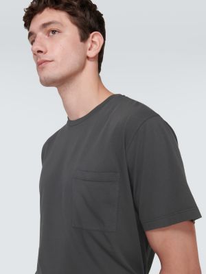 Kokvilnas t-krekls džersija Barena Venezia pelēks