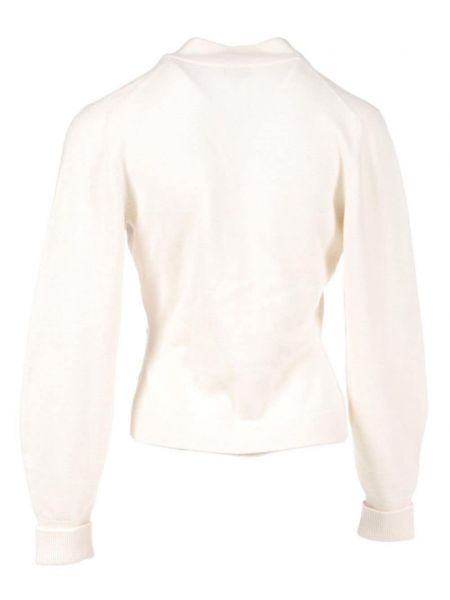 Kaschmir strickjacke mit geknöpfter mit v-ausschnitt Chanel Pre-owned weiß