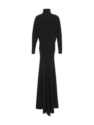 Kašmira maksi kleita Saint Laurent melns