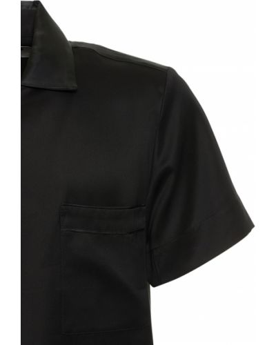Koszula z lyocellu Cdlp czarna