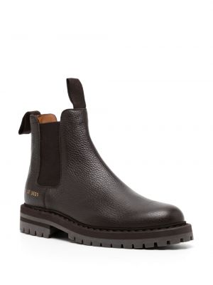 Leder chelsea boots Common Projects braun
