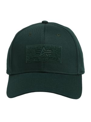 Cappello con visiera Alpha Industries verde