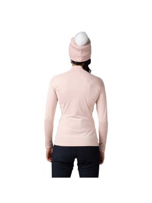 Базовая футболка с длинным рукавом Rossignol розовая