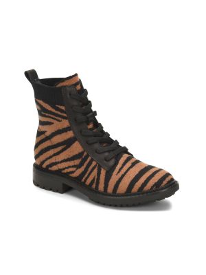 Ботинки с принтом с принтом зебра Sofft