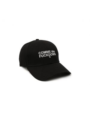 Хлопковая кепка Comme Des Fuckdown черная