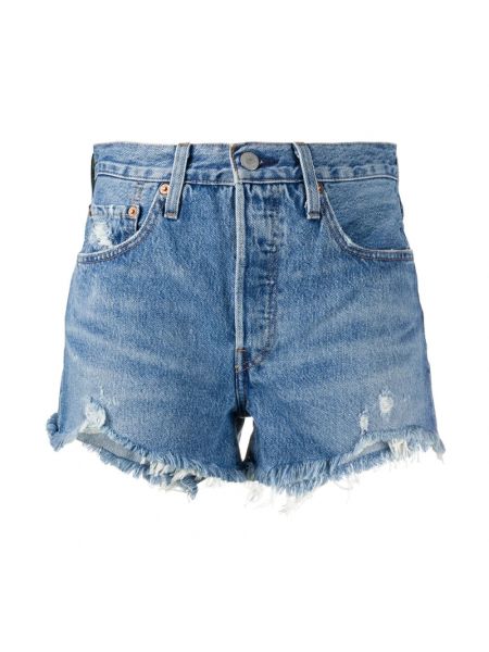 Zerrissene jeans shorts Levi's® blau