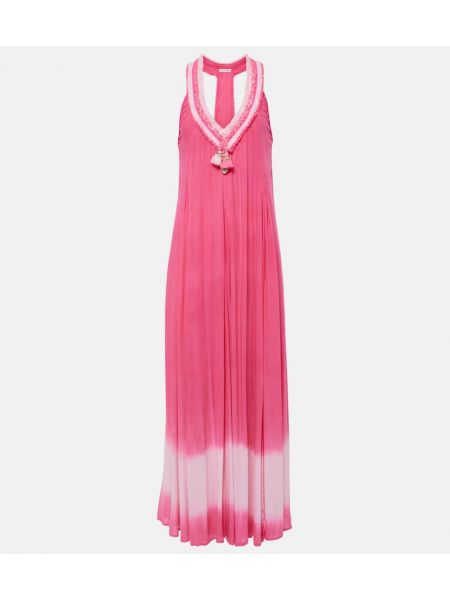 Μάξι φόρεμα Poupette St Barth ροζ