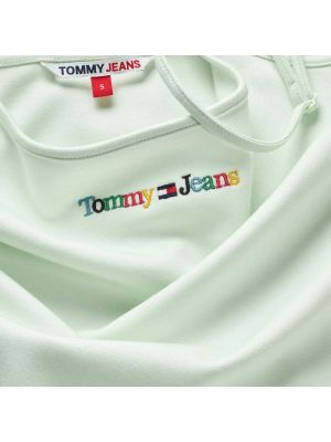 Mini vestido Tommy Jeans verde