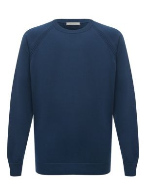 Хлопковый свитер Cortigiani синий