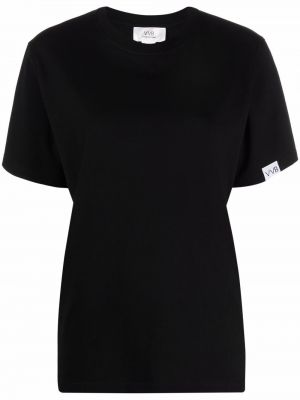 Camiseta con estampado Victoria Victoria Beckham negro