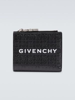 Portfel skórzany Givenchy czarny
