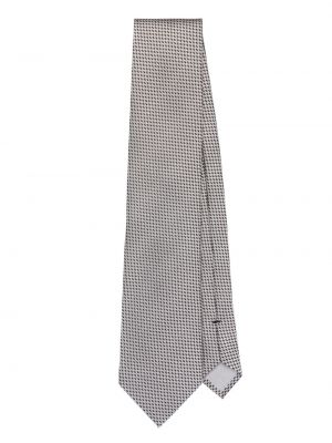 Raštuotas šilkinis kaklaraištis Tom Ford