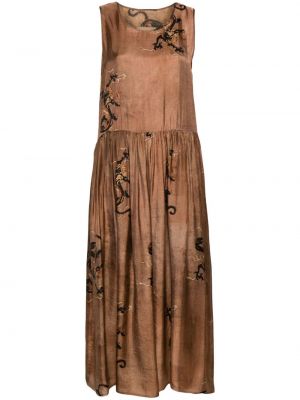 Μίντι φόρεμα με σχέδιο Uma Wang
