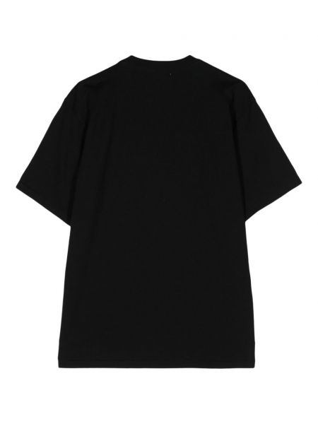 Raštuotas medvilninis marškinėliai Undercover juoda