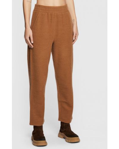 Max Mara Leisure Kötött nadrág Beira 37861526 Barna Regular Fit