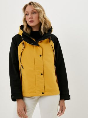 Утепленная демисезонная куртка Morozoff желтая