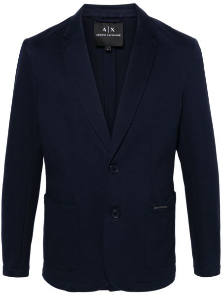 Blazer long Armani Exchange bleu