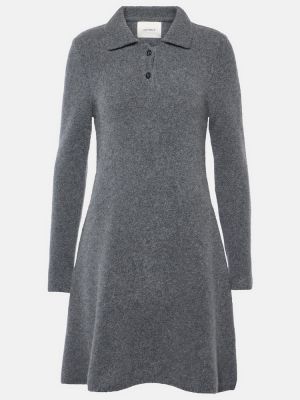 Kašmírové šaty Lisa Yang sivá