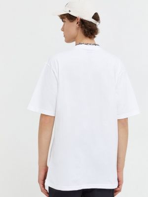 Bavlněné tričko s potiskem Dickies bílé