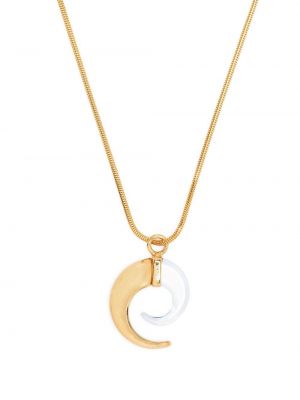 Sunnei small spiral pendant necklace - Oro